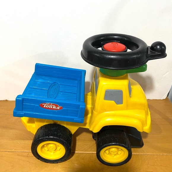 Tonka Dump Truck 2006 Flatbed Stake Hasbro Playskool Construction Toddler Truck - Picture 4 of 6